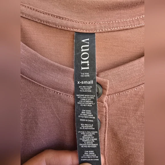 Vuori Women's Dusty Rose Button-Down Shirt - Picture 3 of 7